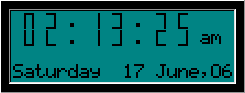 Digital clock module