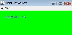 Java Keyboard programe output