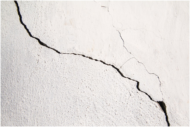 Cracks in structures